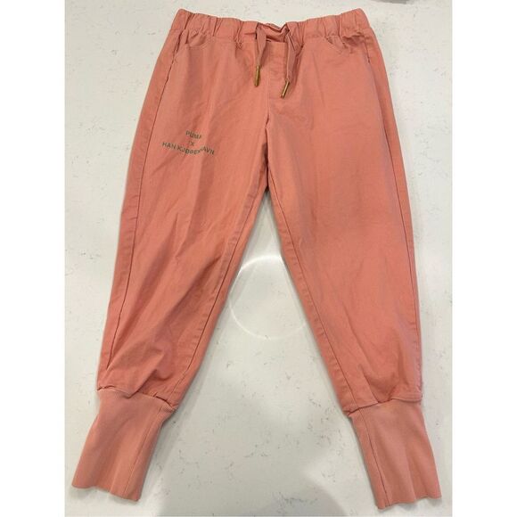 Puma X Han Kjobenhavn orange peach jogger pants size xl drawstring waist UO - Picture 3 of 9